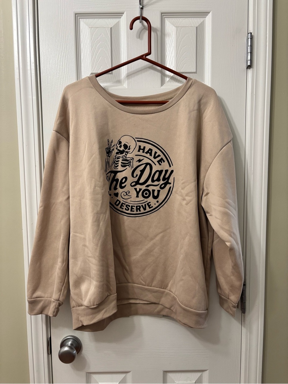 Shein Curve Women’s Plus Size 3X Have The Day You Deserve Pullover Crewneck - Picture 2 of 6